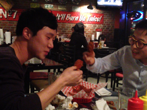 2013 Radiant vs. Customer 7-Alarm Hot Wing Challenge 2013 Radiant vs. Customer 7-Alarm Hot Wing Challenge