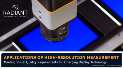 Presentation - Applications of High-Resolution Measurement Presentation - Applications of High-Resolution Measurement