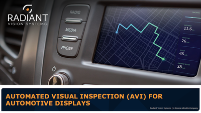 Presentation - Automated Visual Inspection for Automotive Displays Presentation - Automated Visual Inspection for Automotive Displays