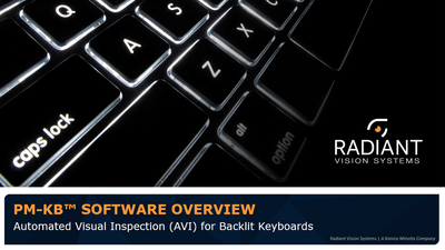 Presentation - PM-KB Illuminated Keyboard Testing Software Overview Presentation - PM-KB Illuminated Keyboard Testing Software Overview