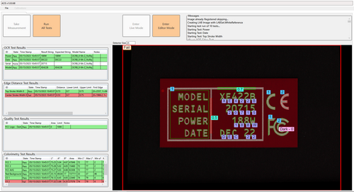 ACIS software interface