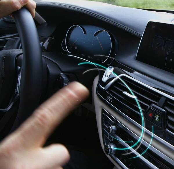 automotive 3D sensing gesture control Sony