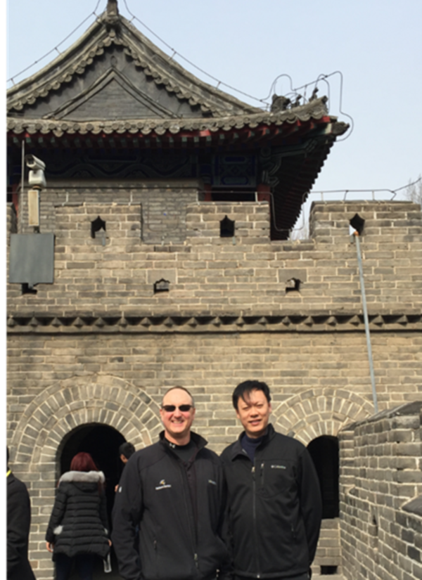 Stone and Doug_ great wall_tall