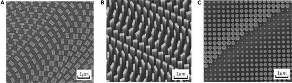 examples of metalens nanostructures