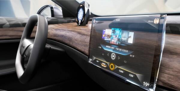 Continental transparent display