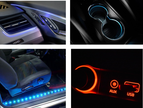The changing mood in auto internal lighting