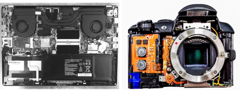 Complex assemblies_laptop_digital camera