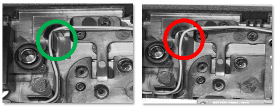 cable routing inspection pass fail