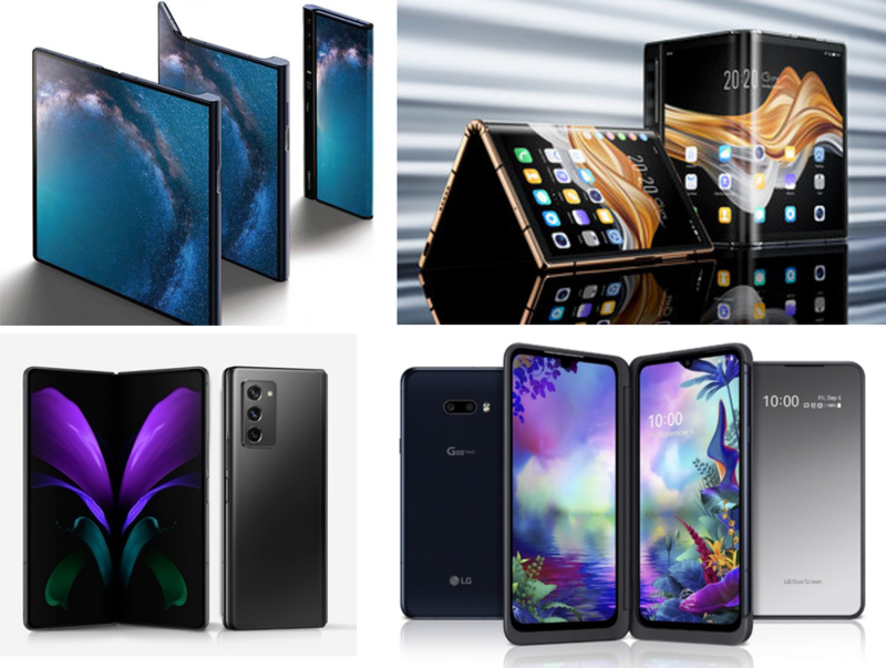 Foldable phone models