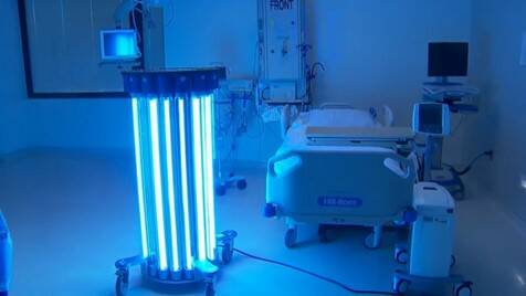 hospital disinfection robot UVC