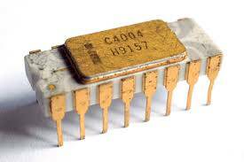 Intel 4004 microprocessor CPU