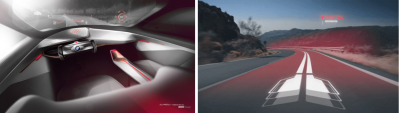 BMW Next 100 HUD Concepts BMW Next 100 HUD Concepts