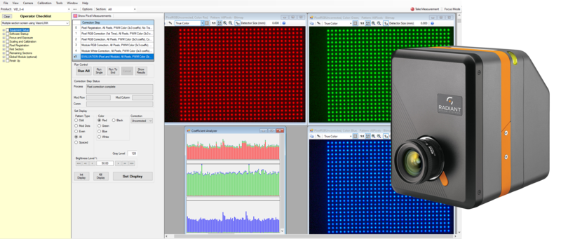 VisionCal software_ProMetric I_composite