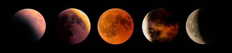 Lunar eclipse sequence 2018