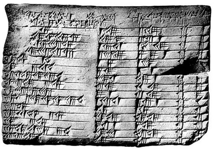 Babylonian tablet