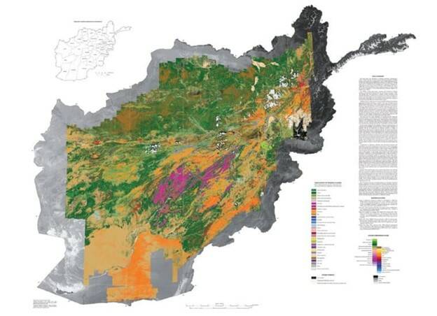 hyperspectral imaging_Afghan mineral scan map