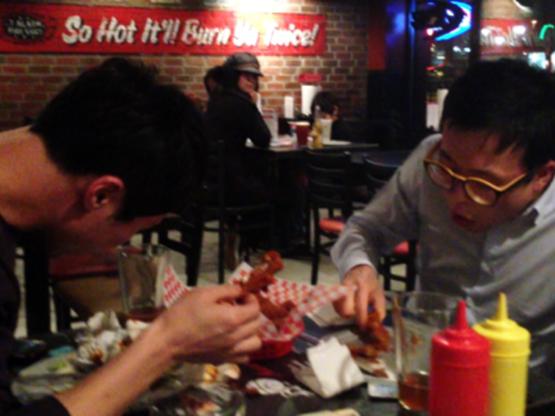 2013 Radiant vs. Customer 7-Alarm Hot Wing Challenge 2013 Radiant vs. Customer 7-Alarm Hot Wing Challenge
