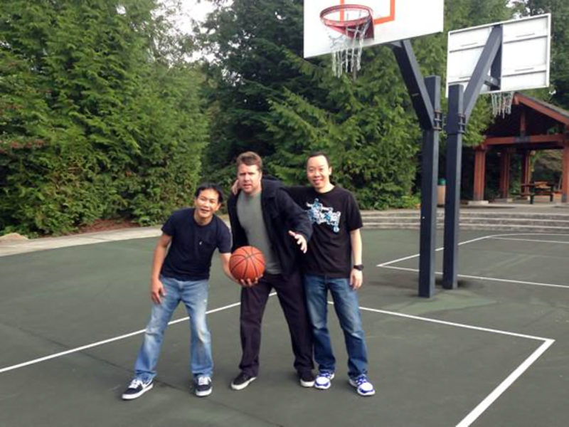 2014 Radianteers Play Basketball on Lunch Break 2014 Radianteers Play Basketball on Lunch Break