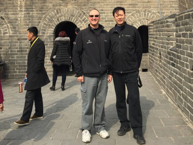 2016 Executives Visit the Great Wall of China - Doug Kreysar and Stone Jiang 2016 Executives Visit the Great Wall of China - Doug Kreysar and Stone Jiang