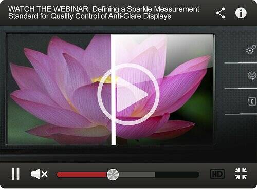 Repeatable Sparkle Measurement for Quality Control of Anti-Glare Displays