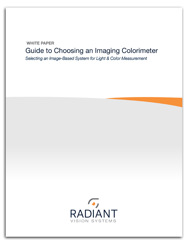 Whitepaper: Guide to Imaging Colorimeters Whitepaper: Guide to Imaging Colorimeters