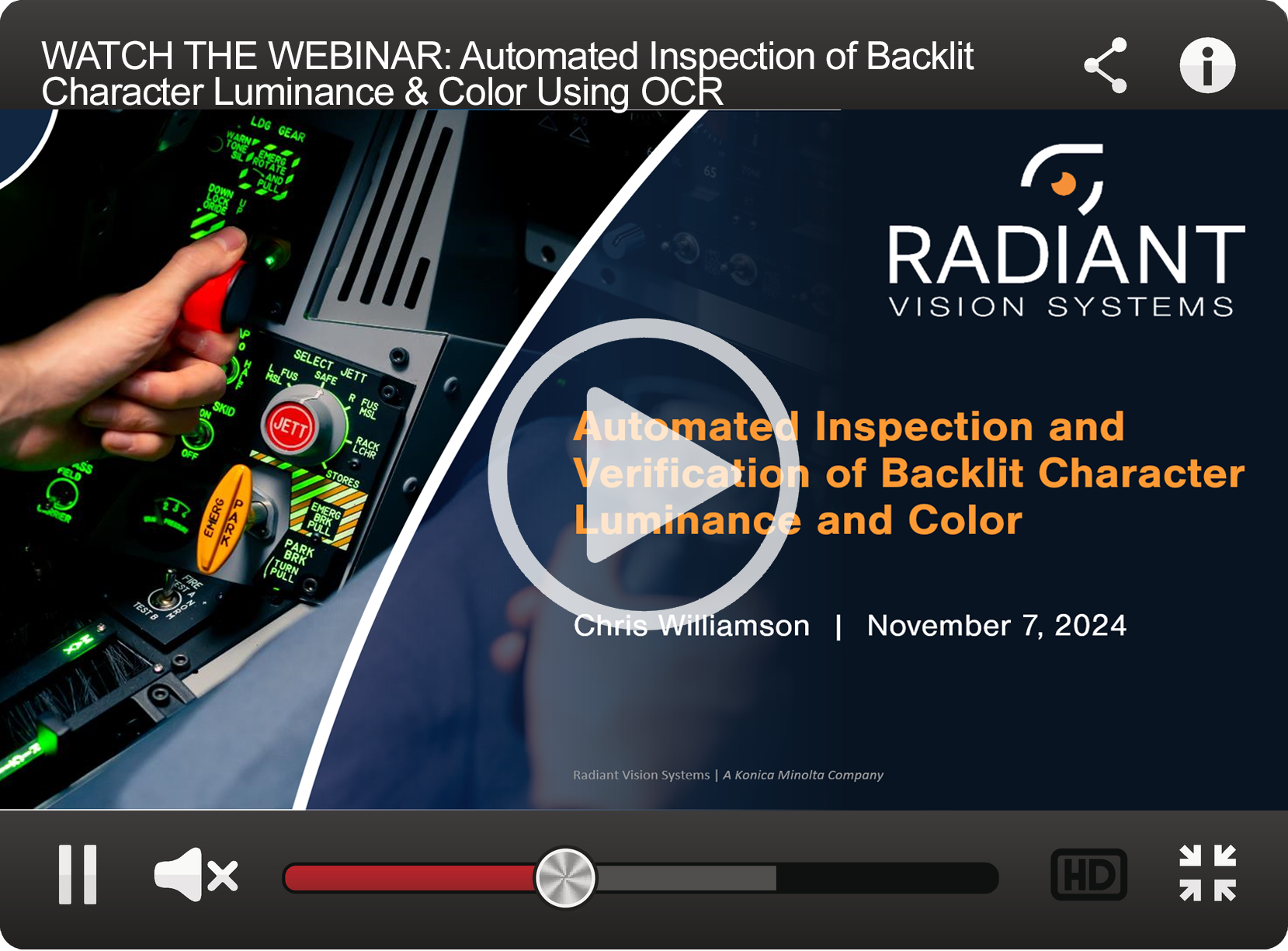 Watch the Webinar - Backlit Character Inspection - Clickable Image