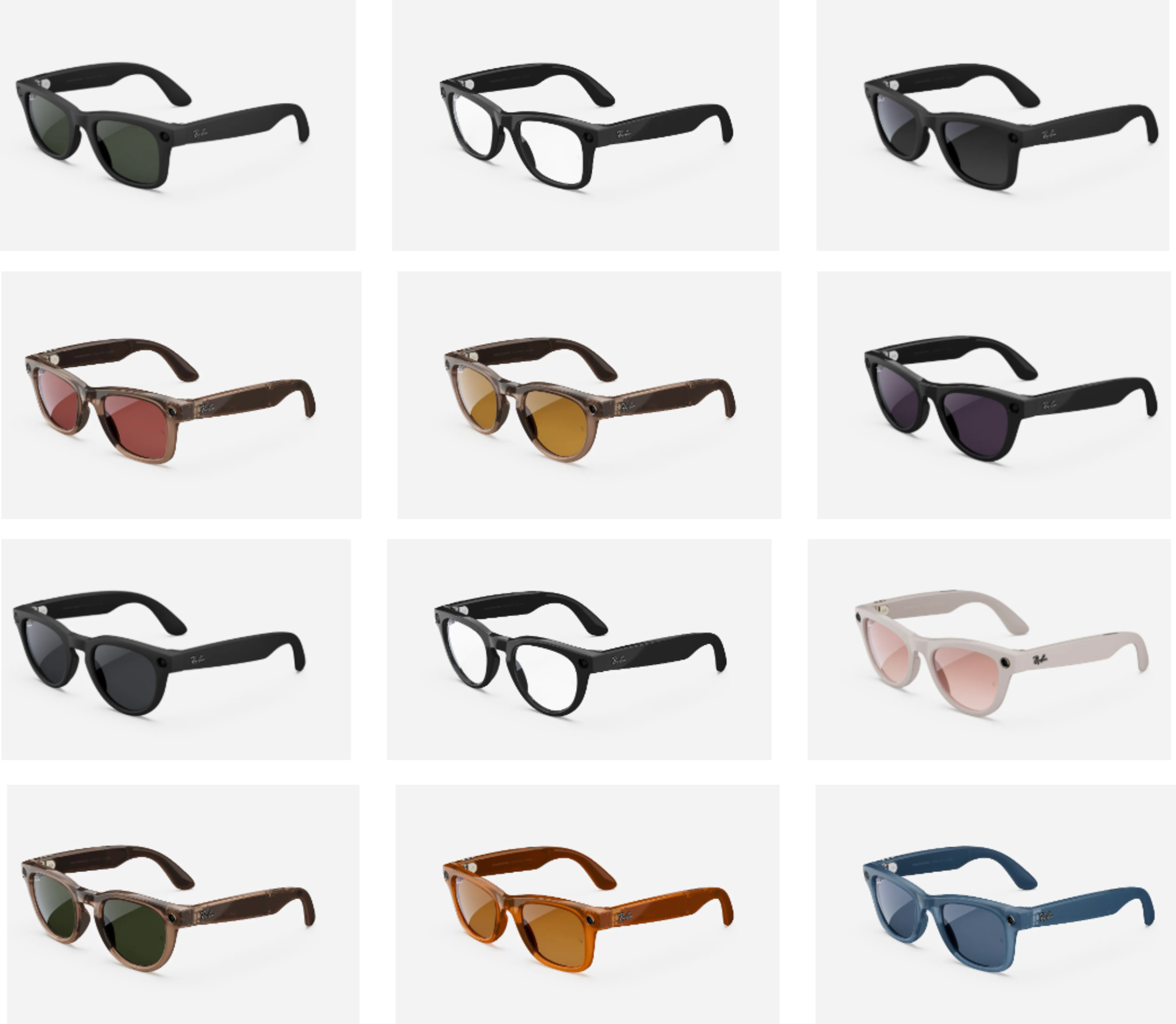 Meta Ray-Ban varieties