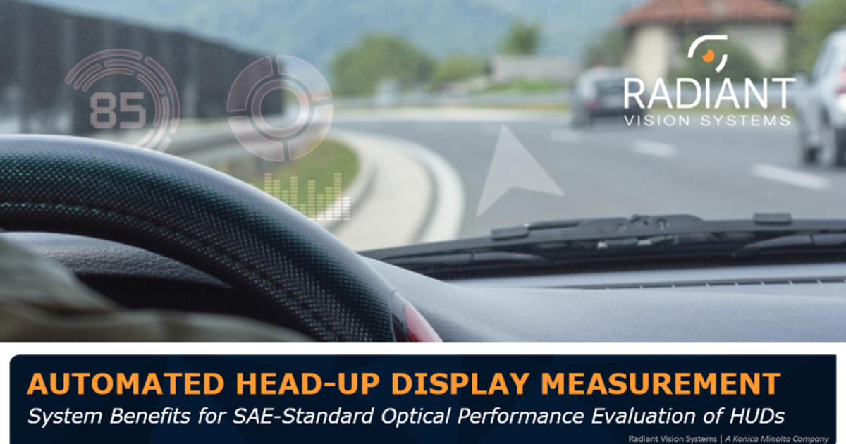 Automated Head-Up Display Measurement | Radiant Vision Systems